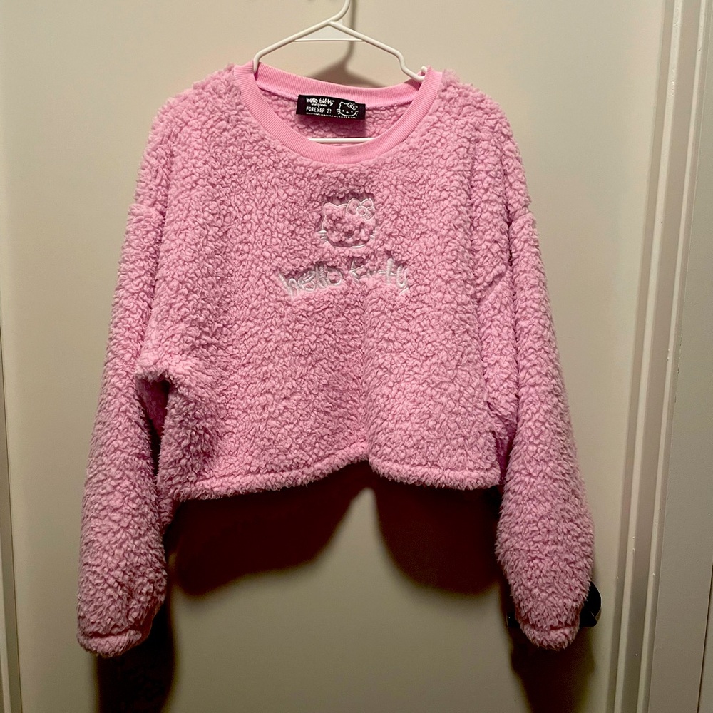 Pink Hello Kitty Sherpa Sweater